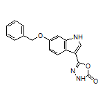 5-[6-(苄氧基)-3-吲哚基]-1,3,4-噁二唑-2(3H)-酮