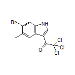 1-(6-溴-5-甲基-3-吲哚基)-2,2,2-三氯乙酮