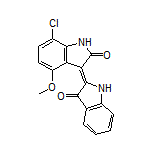 (Z)-7’-氯-4’-甲氧基-[2,3’-联吲哚啉亚基]-2’,3-二酮