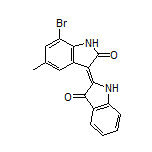 (Z)-7’-溴-5’-甲基-[2,3’-联吲哚啉亚基]-2’,3-二酮