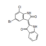 (Z)-5’-溴-7’-氯-[2,3’-联吲哚啉亚基]-2’,3-二酮