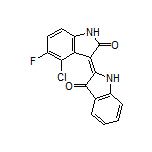 (Z)-4’-氯-5’-氟-[2,3’-联吲哚啉亚基]-2’,3-二酮