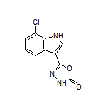 5-(7-氯-3-吲哚基)-1,3,4-噁二唑-2(3H)-酮