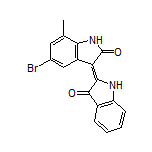 (Z)-5’-溴-7’-甲基-[2,3’-联吲哚啉亚基]-2’,3-二酮