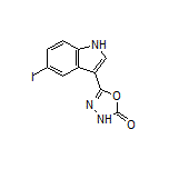 5-(5-碘-3-吲哚基)-1,3,4-噁二唑-2(3H)-酮
