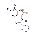 (Z)-7’-溴-6’-氟-[2,3’-联吲哚啉亚基]-2’,3-二酮