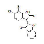 (Z)-7’-溴-6’-氯-[2,3’-联吲哚啉亚基]-2’,3-二酮