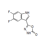 5-(5,6-二氟-3-吲哚基)-1,3,4-噁二唑-2(3H)-酮