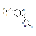 5-[6-(三氟甲氧基)-3-吲哚基]-1,3,4-噁二唑-2(3H)-酮