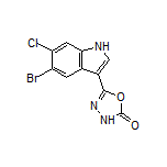 5-(5-溴-6-氯-3-吲哚基)-1,3,4-噁二唑-2(3H)-酮