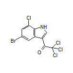 1-(5-溴-7-氯-3-吲哚基)-2,2,2-三氯乙酮
