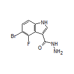 5-溴-4-氟吲哚-3-甲酰肼