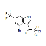 1-[4-溴-6-(三氟甲基)-3-吲哚基]-2,2,2-三氯乙酮
