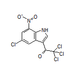 2,2,2-三氯-1-(5-氯-7-硝基-3-吲哚基)乙酮