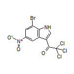 1-(7-溴-5-硝基-3-吲哚基)-2,2,2-三氯乙酮
