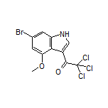 1-(6-溴-4-甲氧基-3-吲哚基)-2,2,2-三氯乙酮