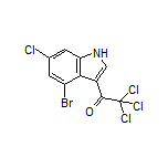 1-(4-溴-6-氯-3-吲哚基)-2,2,2-三氯乙酮