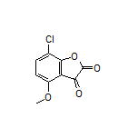 7-氯-4-甲氧基苯并呋喃-2,3-二酮