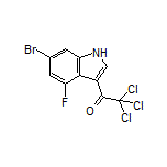 1-(6-溴-4-氟-3-吲哚基)-2,2,2-三氯乙酮