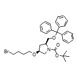 (2S,4S)-4-(4-溴丁氧基)-1-Boc-2-[(三苯甲基氧基)甲基]吡咯烷