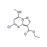 5-氯-7-(甲氨基)吡唑并[1,5-a]嘧啶-3-甲酸乙酯