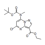 7-[Boc-(甲基)氨基]-5-氯吡唑并[1,5-a]嘧啶-3-甲酸乙酯
