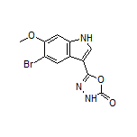 5-(5-溴-6-甲氧基-3-吲哚基)-1,3,4-噁二唑-2(3H)-酮