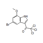 1-(5-溴-7-甲氧基-3-吲哚基)-2,2,2-三氯乙酮