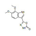 5-(6,7-二甲氧基-3-吲哚基)-1,3,4-噁二唑-2(3H)-酮