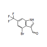 4-溴-6-(三氟甲基)吲哚-3-甲醛
