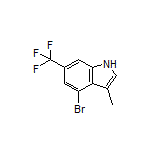 4-溴-3-甲基-6-(三氟甲基)吲哚
