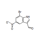 7-溴-5-硝基吲哚-3-甲醛