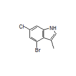 4-溴-6-氯-3-甲基吲哚