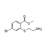 2-[(2-氨基乙基)硫基]-4-溴苯甲酸甲酯