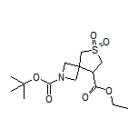2-Boc-6-硫杂-2-氮杂螺[3.4]辛烷-8-甲酸乙酯-6,6-二氧化物