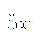 5-乙酰氨基-2-氯-4-甲氧基苯甲酸甲酯