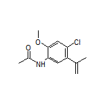 N-[4-氯-2-甲氧基-5-(1-丙烯-2-基)苯基]乙酰胺