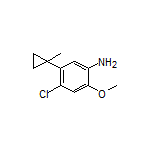 4-氯-2-甲氧基-5-(1-甲基环丙基)苯胺