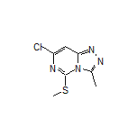 7-氯-3-甲基-5-(甲硫基)-[1,2,4]三唑并[4,3-c]嘧啶
