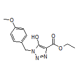 5-羟基-1-(4-甲氧基苄基)-1H-1,2,3-三唑-4-甲酸乙酯