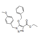 5-(苄氧基)-1-(4-甲氧基苄基)-1H-1,2,3-三唑-4-甲酸乙酯