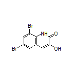 6,8-二溴-3-羟基喹啉-2(1H)-酮