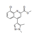 8-氯-4-(1,5-二甲基-4-吡唑基)喹啉-2-甲酸甲酯