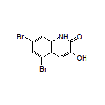 5,7-二溴-3-羟基喹啉-2(1H)-酮