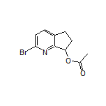 乙酸(2-溴-6,7-二氢-5H-环戊并[b]吡啶-7-基)酯