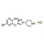 5-溴-3-[[1-(4-哌啶基)-4-吡唑基]氧基]吡嗪-2-胺盐酸盐