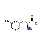 (S)-2-氨基-3-(3-氯苯基)丙酸甲酯