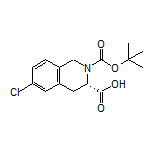 (S)-2-Boc-6-氯-1,2,3,4-四氢异喹啉-3-甲酸