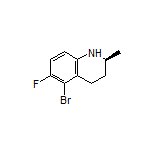 (S)-5-溴-6-氟-2-甲基-1,2,3,4-四氢喹啉