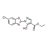 1-(6-氯-2-苯并噻唑基)-5-羟基-1H-吡唑-4-甲酸乙酯